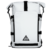 EasiCyco Floating Roll-Top Bike Daypack with Mounting Kit for Cycling, Commuting, and Outdoor Adventures White version