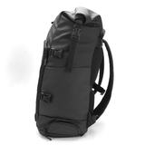 EasiCyco Fashion Roll-Top Seat Bag Waterproof Backpack with Mounting Kit,Black Color,for commuting and outdoor adventures