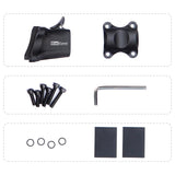 EasiCyco floating backpack accessories set with mount bracket, screws, wrench, washers and pads