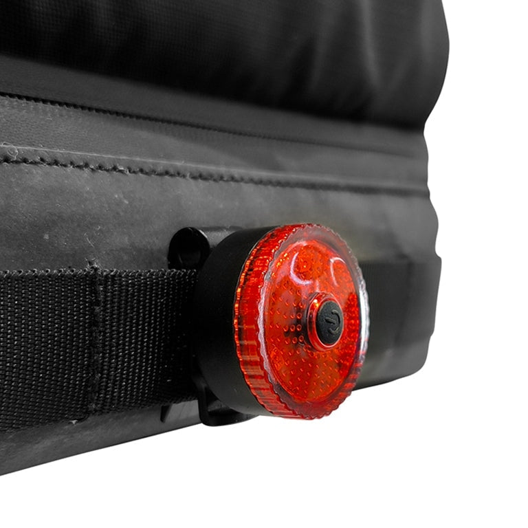 EasiCyco floating roll-top backpack with mounting kit, waterproof dry bag design for water sports and outdoor adventure.