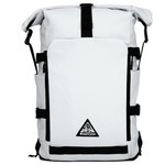 EasiCyco Floating Roll-Top Bike Daypack with Mounting Kit for Cycling, Commuting, and Outdoor Adventures White version