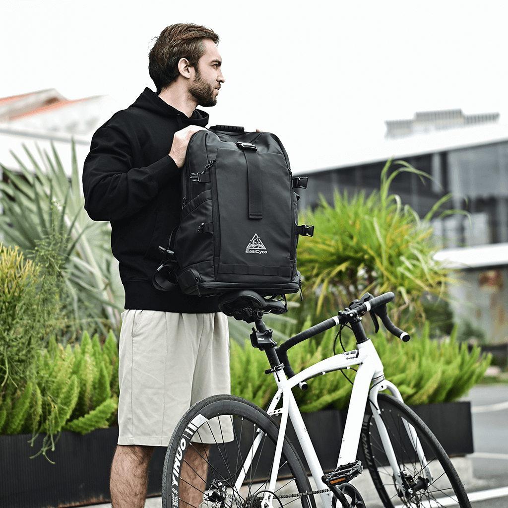 EasiCyco Floating Backpack with mounting kit - waterproof multi-purpose dry bag for kayaking and boating