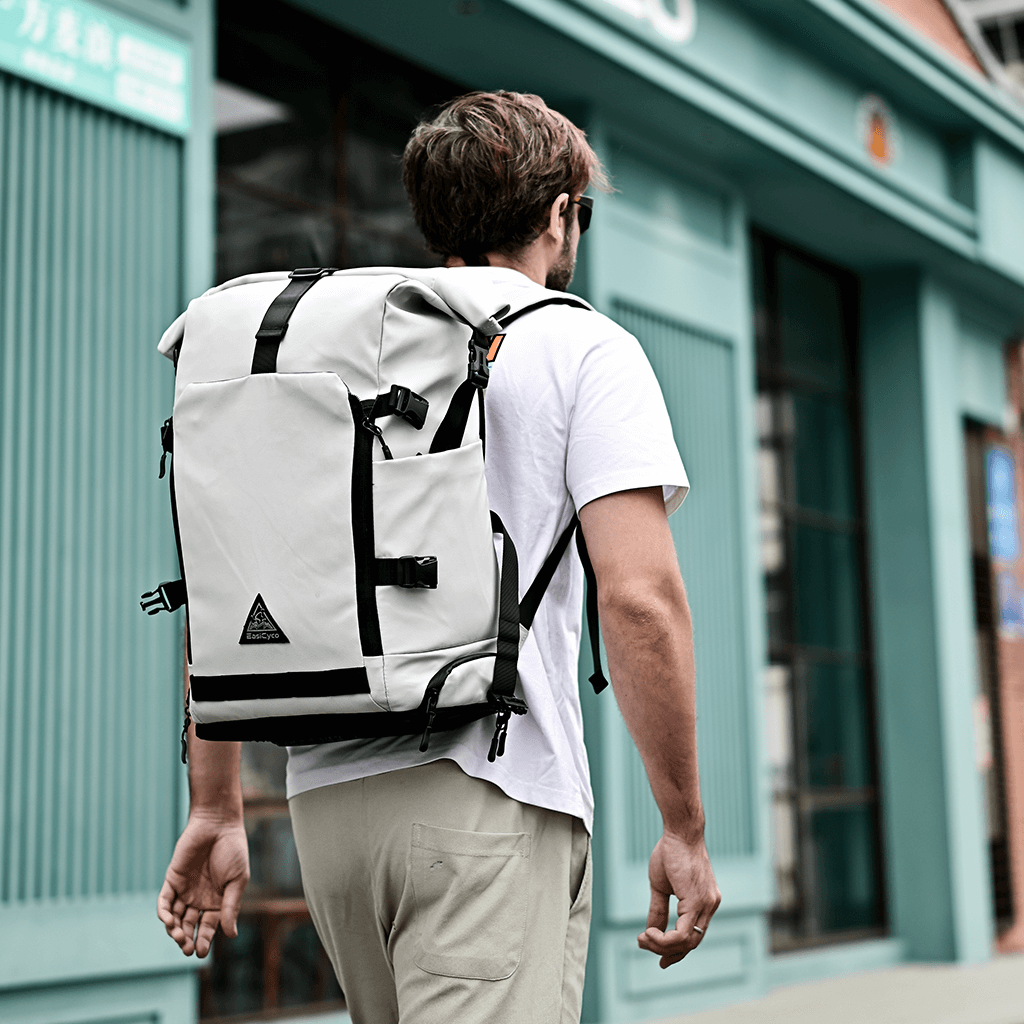 EasiCyco Floating Backpack Fashion Roll-Top with Mounting Kit