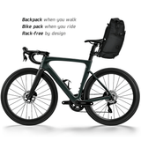 EasiCyco drijvende rugzak — Modieuze oprolsluiting (inclusief montageset)