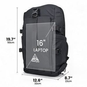 EasiCyco floating backpack, multi-purpose bicycle backpack design with mounting kit included,no need bike cargo rack