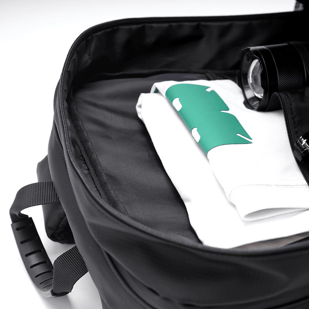 EasiCyco Floating Backpack with mounting kit for motorcycles and scooters, multi-purpose storage
