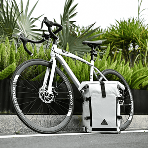 EasiCyco Floating Backpack Fashion Roll-Top with Mounting Kit, waterproof roll-top closure and adjustable straps for cycling